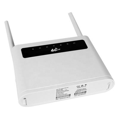 Hotspot LTE CPE Wifi Fibra Óptica Modem Roteador Modem Sem Fio Com Cartão Sim 300 Mbps