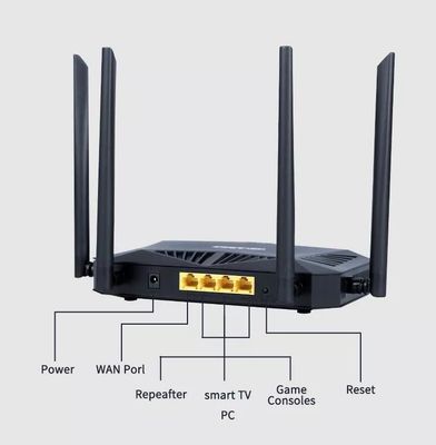 Modem de fibra óptica roteador de alta velocidade AX1800 Wifi 6 roteador 2,4 G e 5,0 GHz dupla frequência para residências com penetração na parede King Router