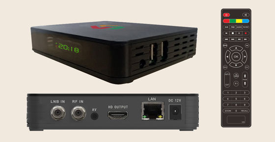 Receptor de caixa de satélite  Linux multilíngue Usb Dvb T2 S2 4K