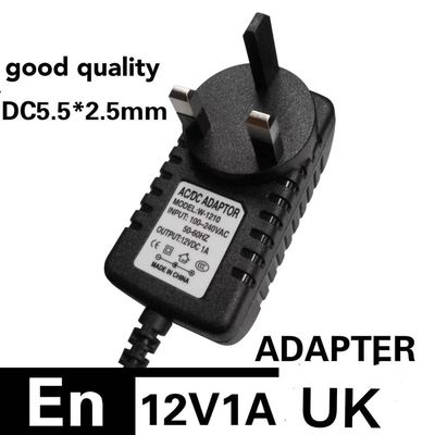 Fonte de alimentação AC DC 9v regulamentada pela UE 1A 2A 24w 2000ma 12v PSU