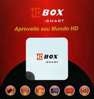 Receptor set-top box DVB T2 S2 4K  via satélite com todos os canais
