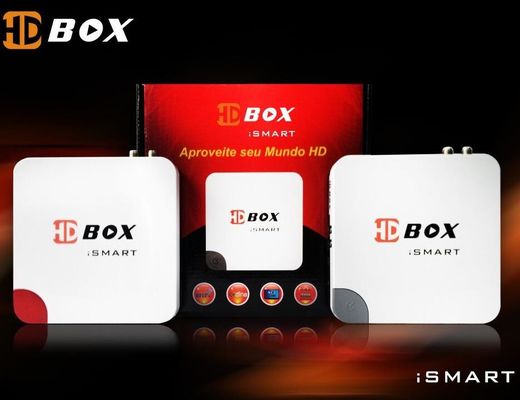 Receptor set-top box DVB T2 S2 4K  via satélite com todos os canais