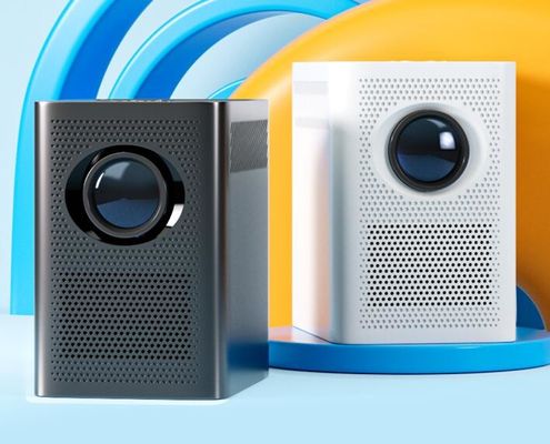 RK3128 sem fio Android portátil mini projetor multimídia LED FHD1080p