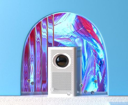RK3128 sem fio Android portátil mini projetor multimídia LED FHD1080p