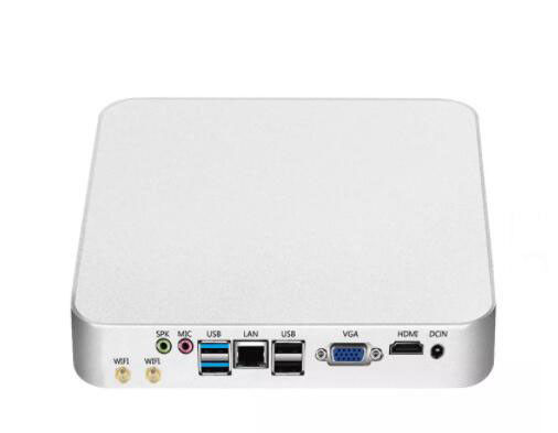 In-Tel Co-Re I3 I5 I7 Robusto Pequeno PC Industrial Sistema Barebone 6157U 4200U 4500U