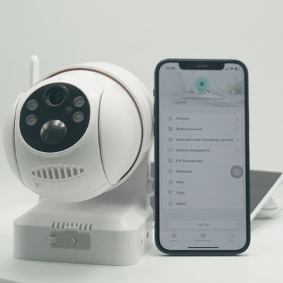 Câmera IP WiFi Wlan sem fio rotativa CCTV segurança PTZ inteligente para ambientes externos
