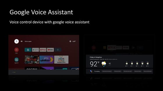 Núcleo Allwinner H313 Android10.0 ATV do quadrilátero da caixa da tevê de Smart 4k OTT Google
