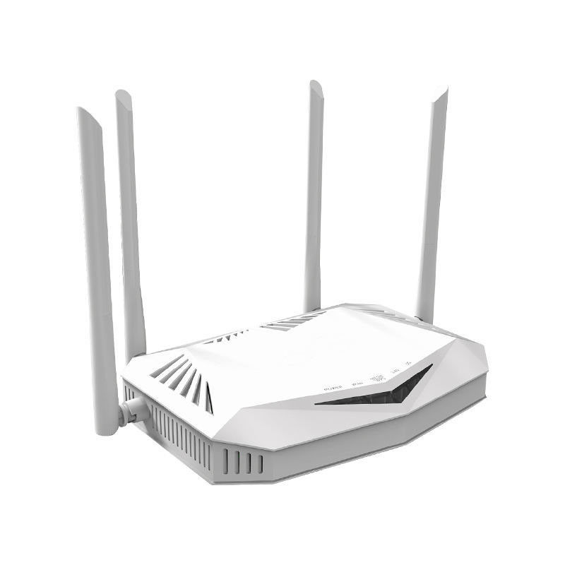 Modem de fibra óptica roteador banda dupla gigabit de longo alcance ax1800 sem fio roteador wi-fi para casas grandes